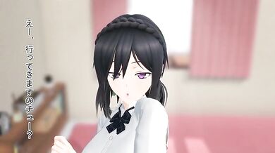 Busty Mitsuki's Early Morning Sexcapades Before Heading Off to Class