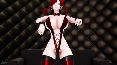 Queening Erza's Scarlet MMD Card