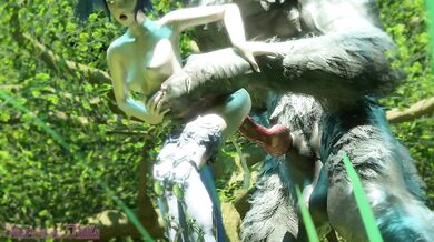 Tail-fucked by a Werewolf: Sharlean's Meteion Adventure