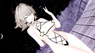 Haniwa's Miniature Garden: The Rise of Caesar King in an MMD Hentai Porn Video