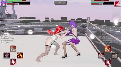 Ellie vs Erin's First Match: A HR2 PvP Threesome