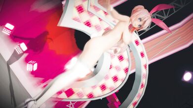 Megurine Luka Dancing to the Tune of Booo (000MMD)