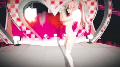 Megurine Luka Dancing to the Tune of Booo (000MMD)