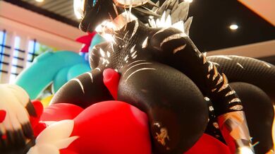 'Busty Yukis Showcase their Sexuality in the Weight Room[Xazter3D]'
