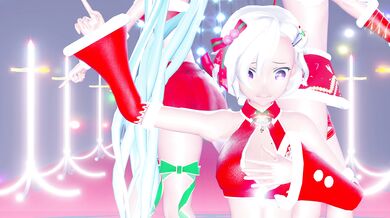 'Snowtrick: Miku, Rin, Mitsu, and the Plus-size Version'