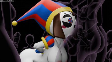 [SsnomALy] Pomni's Secret Underground Sex Den of Monsters - Scene 1