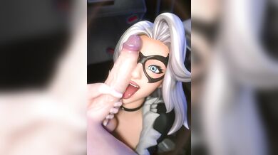 Sexy Vixen in 3D - Black Cat's Naughty Night