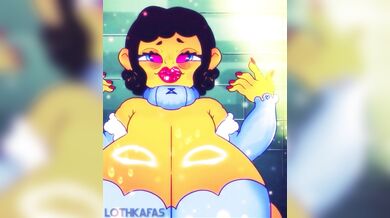 Snapgyatt x Undertale AU Frisk - Bimbotale Frissa's Clapping Titties!
