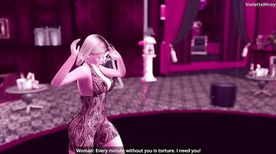 Blonde Bombshell Gets Nailed at the Red Black Club by a Mysterious Stranger