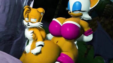 Tails Fucks Rouge in Missionary Position
