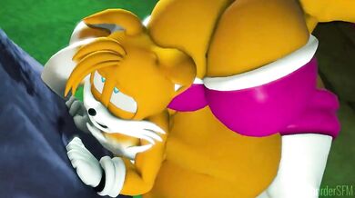 Tails Fucks Rouge in Missionary Position