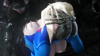 Samus' Facehugger gangbang (noname55)