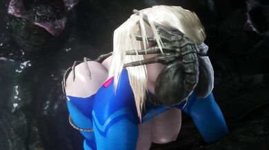 Samus' Facehugger gangbang (noname55)
