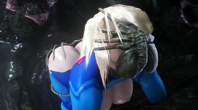 Samus' Facehugger gangbang (noname55)