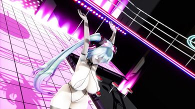 Big-Boobed Hatsune Miku Gets Fucked by the Bass Knight in a Sultry Ikuiku Dance