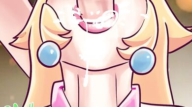 Sloppy Peach Princess: A Royal Blowjob Adventure