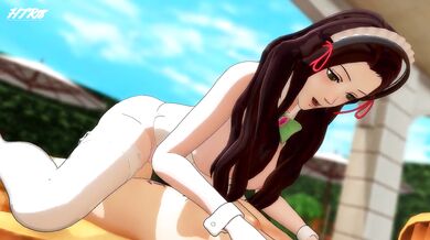 Two Hot Lesbians Please Each Other in the Forest of Lust