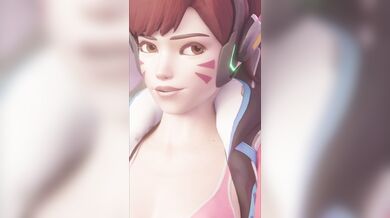 Mek and D.Va's Sexual Encounter: A Bodywriting Experience