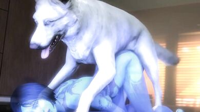 Cortana's Anal Thrusting Adventures with a Horny Canine Companion (feat. Noname55)