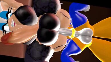 Rouge Gets Tail-Fucked