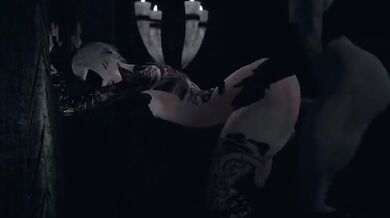Orc Futanari's Debauchery: Attempting to Impregnate a Male Nord