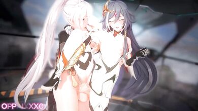 Busty Schoolgirls Get Their Cunts Pounded Hardcore in Honkai Impact!