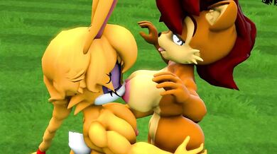 Tight and Wet: Sally's Anal Romp with Bunnie (Animation Commission NSFW)