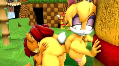 Tight and Wet: Sally's Anal Romp with Bunnie (Animation Commission NSFW)