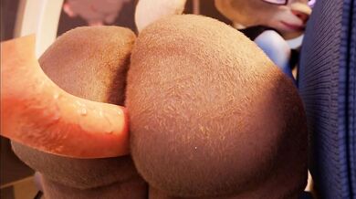 I had to inspect the officers massive manhood, which was quite a challenge since it kept getting in the way of my inspection