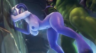 Lustful Draenei Fucks Everyone in Town