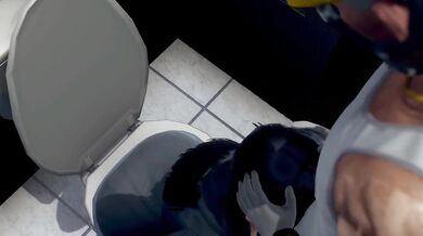 18-year-old Hinata gets fucked hard in her tight, virgin pussy by a horny tentacle monster