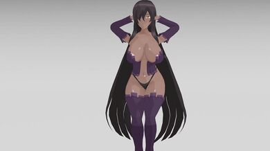 Kuroinu Kedakaki Seijo wa Hakudaku ni Somaru translates to The Black-haired Girl Confined in a Cage is Forced to Suck Dick.