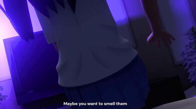 Nagatoro Foot Job & Auto-Fellatio Obsession
