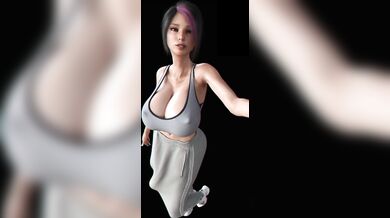 Monster Cock Makes Futa Girl Walk All Over Town