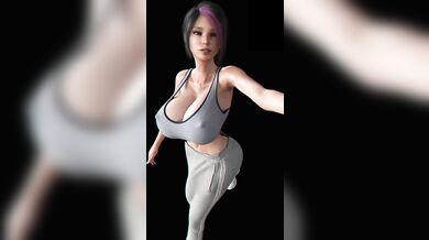 Monster Cock Makes Futa Girl Walk All Over Town
