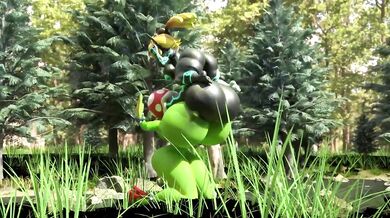 Oh, dont mind me, Im just watering the plants