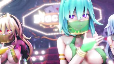 In a Neptunian Harem, Wannabe Queens Risqué Outfit Steals the Show!