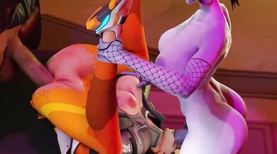 Reaper x Widowmaker x Tracer (Dom3D)