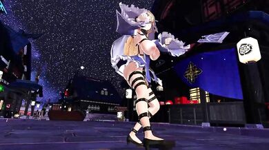[MMD][Hentai Porn] Hot Bitch Airiberda Belfond Taking Big Dicks in Her Ass and Mouth: SAY MY FUCKING NAME!