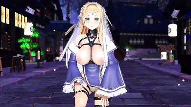 [MMD][Hentai Porn] Hot Bitch Airiberda Belfond Taking Big Dicks in Her Ass and Mouth: SAY MY FUCKING NAME!