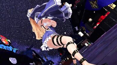 [MMD][Hentai Porn] Hot Bitch Airiberda Belfond Taking Big Dicks in Her Ass and Mouth: SAY MY FUCKING NAME!