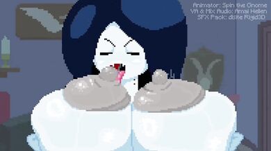 Nursing Moms' Jugs Drained by Marceline's Hungry Mouth