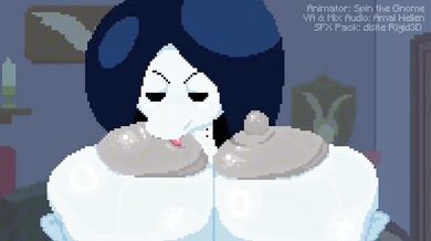 Nursing Moms' Jugs Drained by Marceline's Hungry Mouth