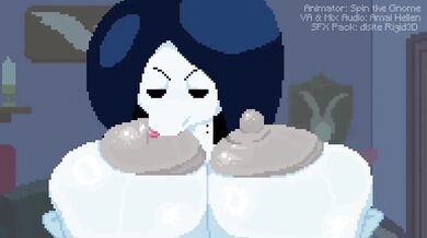 Nursing Moms' Jugs Drained by Marceline's Hungry Mouth