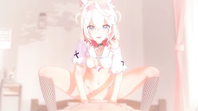 Mom and Daughter Love Connection in the Holo-Living Room [Wet and Messy]