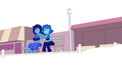 (Inserting explicit words) Lapis fucks Freckles' tight virgin pussy and ass in a wild threesome with Dust