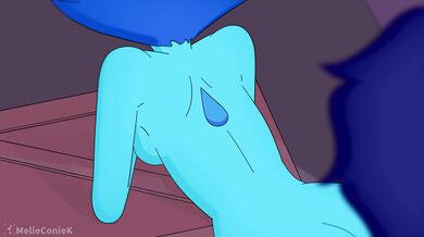 (Inserting explicit words) Lapis fucks Freckles' tight virgin pussy and ass in a wild threesome with Dust
