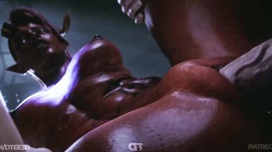 Kinky MILF with Big Tits Gets Double Teamed by Two Well-Endowed Studs in 'Dtee3d'