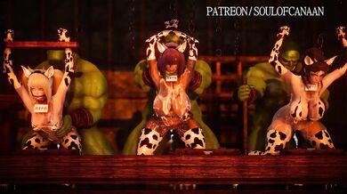 Bovine Bondage Bitches: The Dairy Farm Dungeon