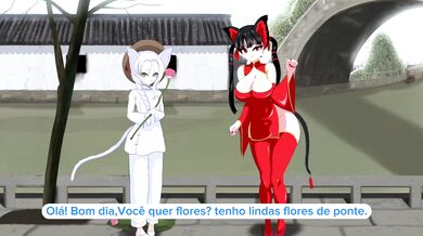 Purr-fect Kitty Cat Fucks Human Male in 'Gato Neko [Nekomimi] (BR)'